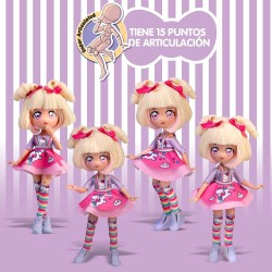 Muñeca manga 4SF Hello Kitty Candy Unicorn