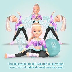 Nancy muñeca flexible clase de Yoga NAC76000 Nancy muñeca flexible clase de Yoga NAC76000