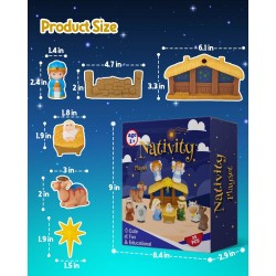 Playset Pesebre para niños de 25 piezas Playset Pesebre para niños de 25 piezas