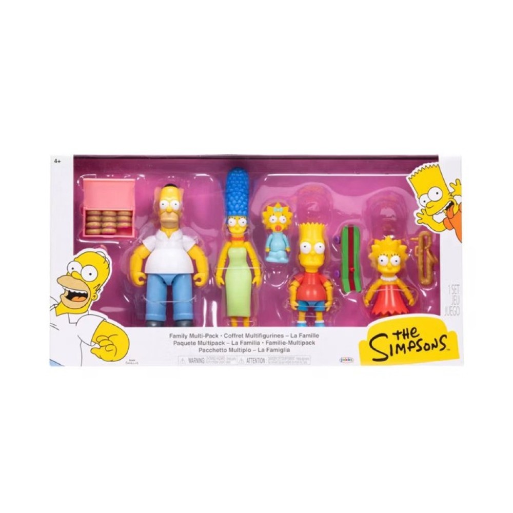 Los Simpsons figuras paquete multipack - la familia