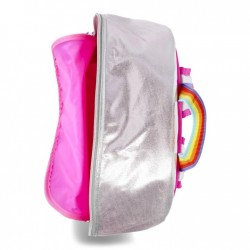 Wonder Nation morral y lonchera unicornio - plata Wonder Nation morral y lonchera unicornio - plata