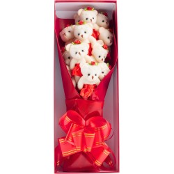 Ramo de osos de peluche para regalar en amor y amistad Ramo de osos de peluche para regalar en amor y amistad