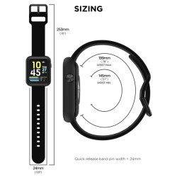 iTech Fusion 3 Smart Watch unisex - negro