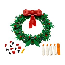 LEGO Corona de flores navideña 2-en-1 40426 