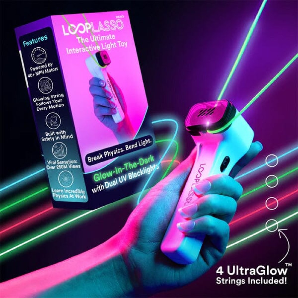 Loop Lasso® Nano Lazo interactivo que brilla en la oscuridad