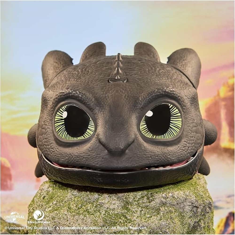 Máscara de dragón Chimuelo que ruge y resopla Máscara de dragón Chimuelo que ruge y resopla