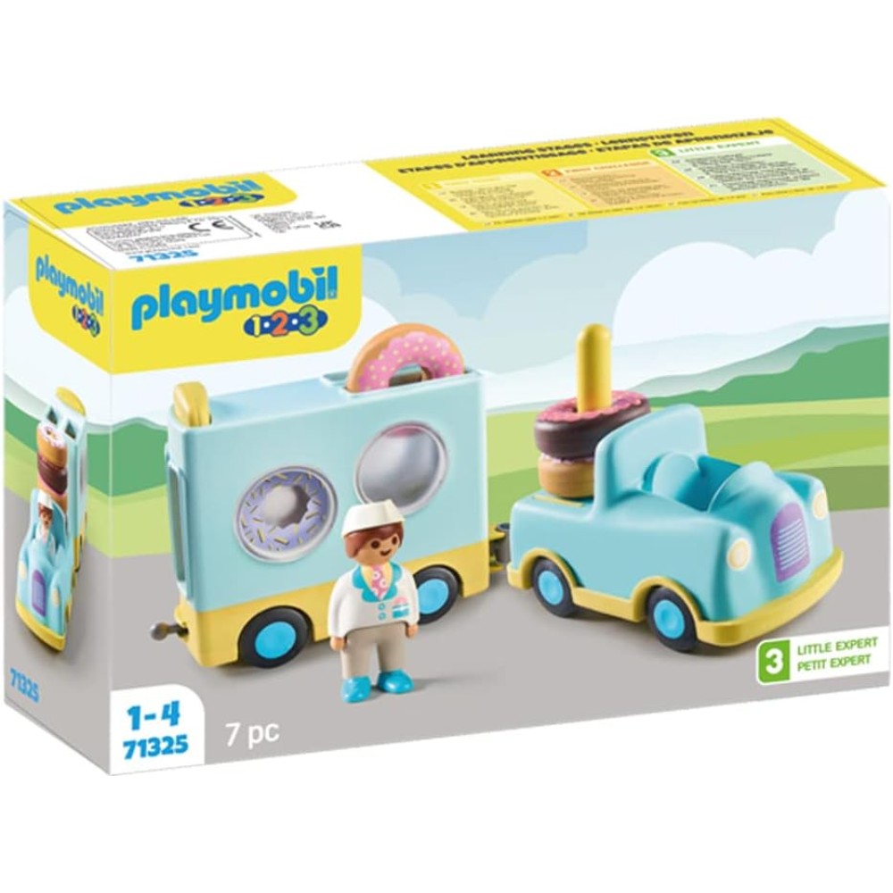 Playmobil 1.2.3 Camión donut para apilar aros