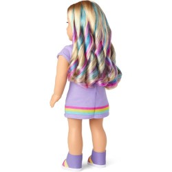 American Girl Truly Me muñeca rubia arcoíris