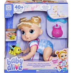 Baby Alive Harper Hugs muñeca Gatea y juega Baby Alive Harper Hugs muñeca Gatea y juega