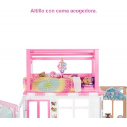 Barbie Casa amueblada dos pisos HCD48