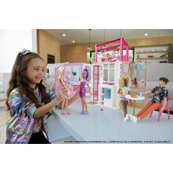 Barbie Casa amueblada dos pisos HCD48