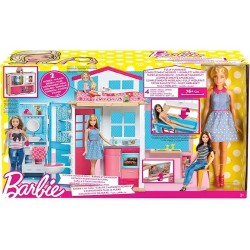 Barbie Casa de 2 pisos con muñeca GXC00