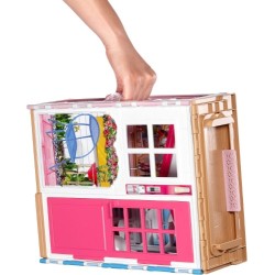 Barbie Casa de 2 pisos con muñeca GXC00