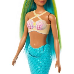 Barbie Sirena pelo azul y amarillo HRR03 Barbie Sirena pelo azul y amarillo HRR03