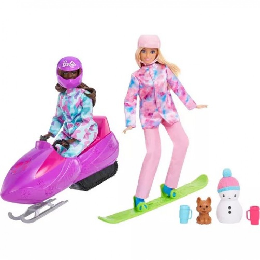 Barbie Set de muñecas deportes de invierno