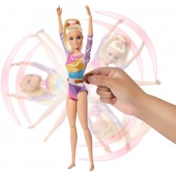 Barbie Gimnasta rubia con set de juego Barbie Gimnasta rubia con set de juego