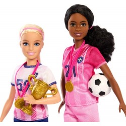 Barbie Profesiones set futbolistas HRG88