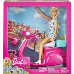 Barbie y su moto scooter GBK85 Barbie y su moto scooter GBK85