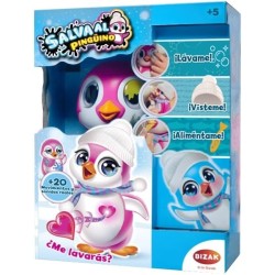 Bizak muñeco Salva al Pingüino - Rosa