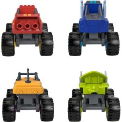 Blaze Monster Machines Pack 4 coches de carrera Blaze Monster Machines Pack 4 coches de carrera