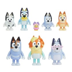 Bluey muñecos pack familiar extendido