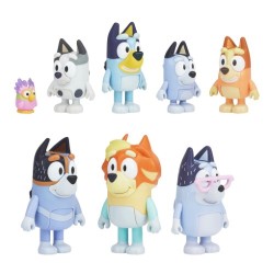 Bluey muñecos pack familiar extendido