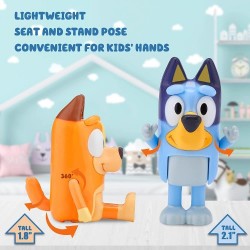 Bluey Set 8 figuras familia y amigos Bluey Set 8 figuras familia y amigos