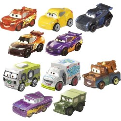 Cars Mini Racers paquete de 10 carros FLG73