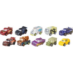 Cars Mini Racers paquete de 10 carros FLG73