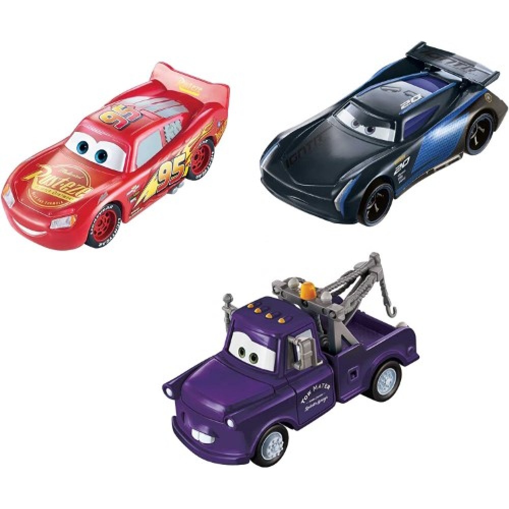 Cars Pack Set 3 carros que cambian de color