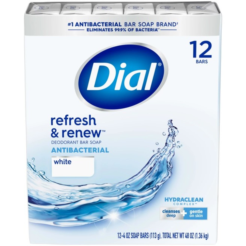 DIAL Jabón Antibacterial Barra 113g x 12unds