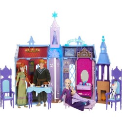 Frozen Maleta Castillo portátil con muñecas y muebles