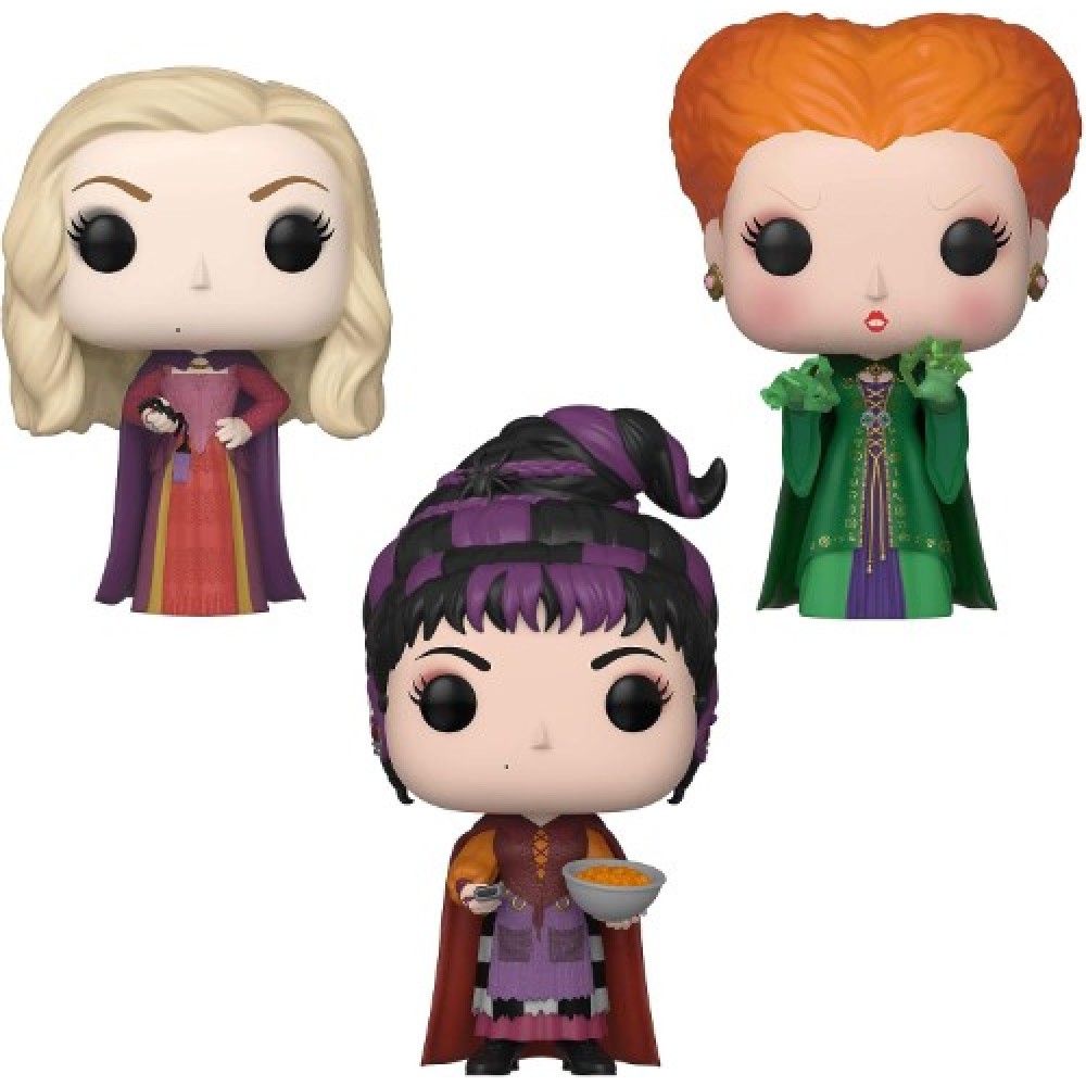 Disney Hocus Pocus Set Colección Winnifred, Sarah y Mary