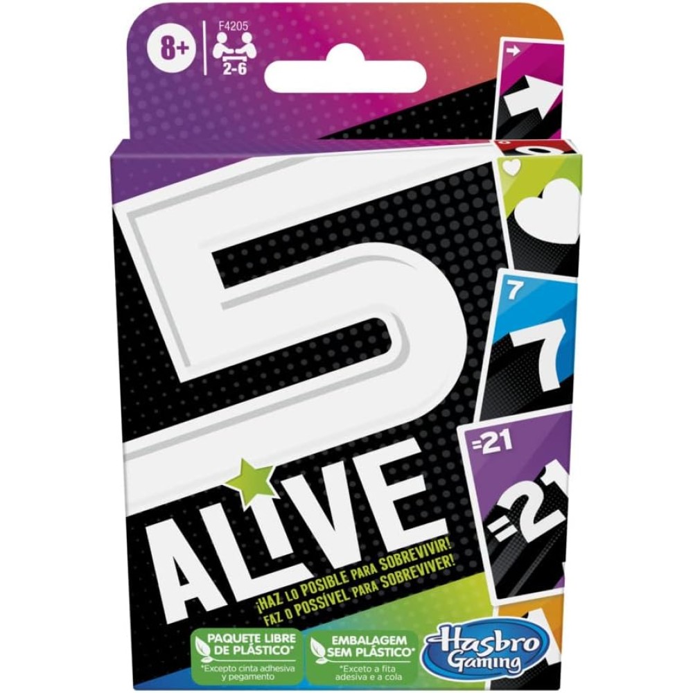Hasbro Gaming 5 Alive juego de cartas