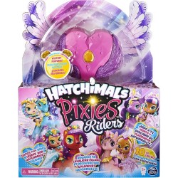 Hatchimals Pixie Riders Crystal Charlotte Pixie y Draggle Glider Hatchimals Pixie Riders Crystal Charlotte Pixie y Draggle Glider