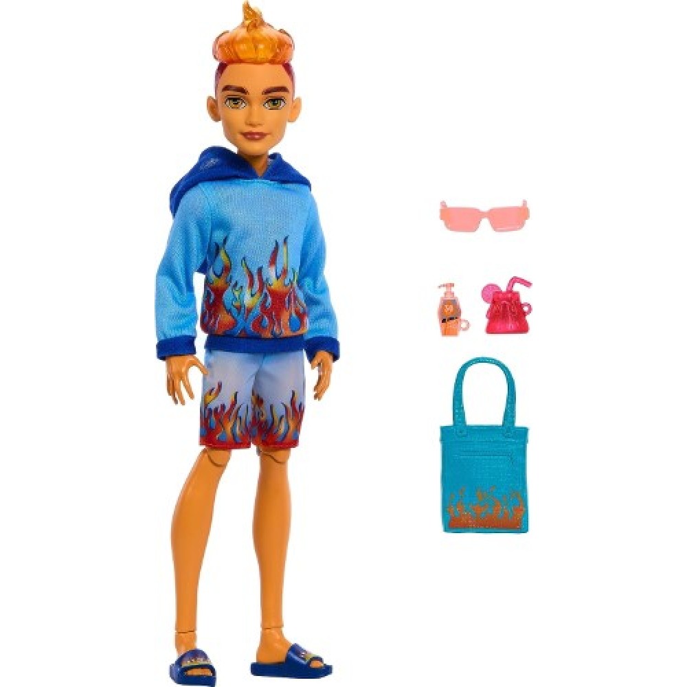 Monster High muñeco Heath Burns Scare-dise