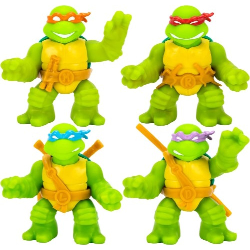 Heroes of Goo Jitzu Tortugas Ninja Paquete con 4 muñecos