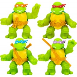 Heroes of Goo Jitzu Tortugas Ninja Paquete con 4 muñecos