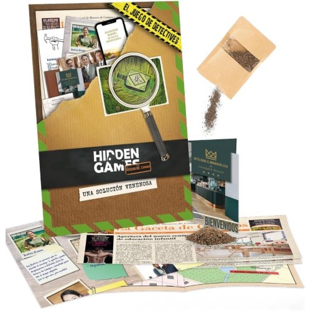 Hidden Games Juego de Detectives Una Solución Venenosa