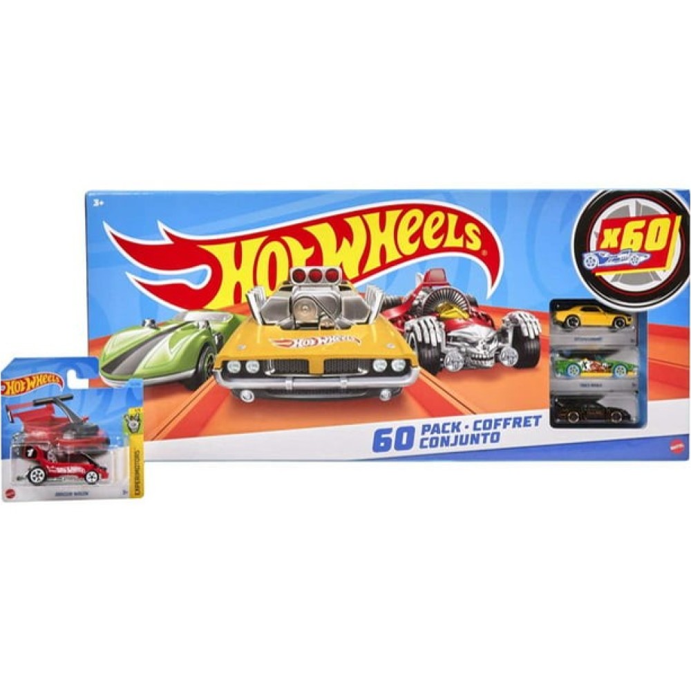 Hot Wheels 60 Pack Conjunto 60 vehículos