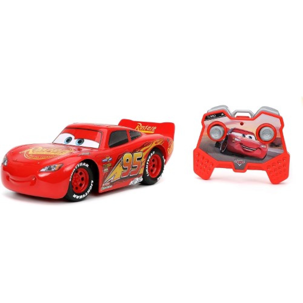 Cars Rayo McQueen a control remoto Jada