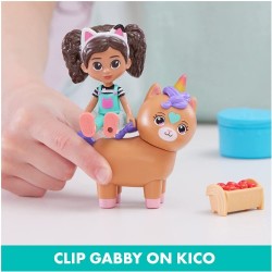 Casa Muñeca Gabby figuras Gabby y Kico The Kittycorn