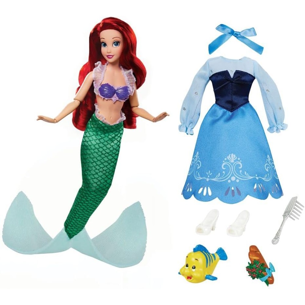 Princesas Disney muñeca oficial de Ariel La Sirenita