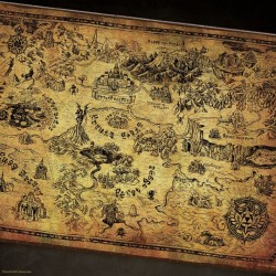 Legend Of Zelda rompecabezas Mapa Hyrule