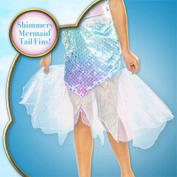 Little Mermaid disfraz de moda Ariel 2 pcs