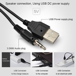 SADA Sistema altavoces USB Portátil PC TV SADA Sistema altavoces USB Portátil PC TV