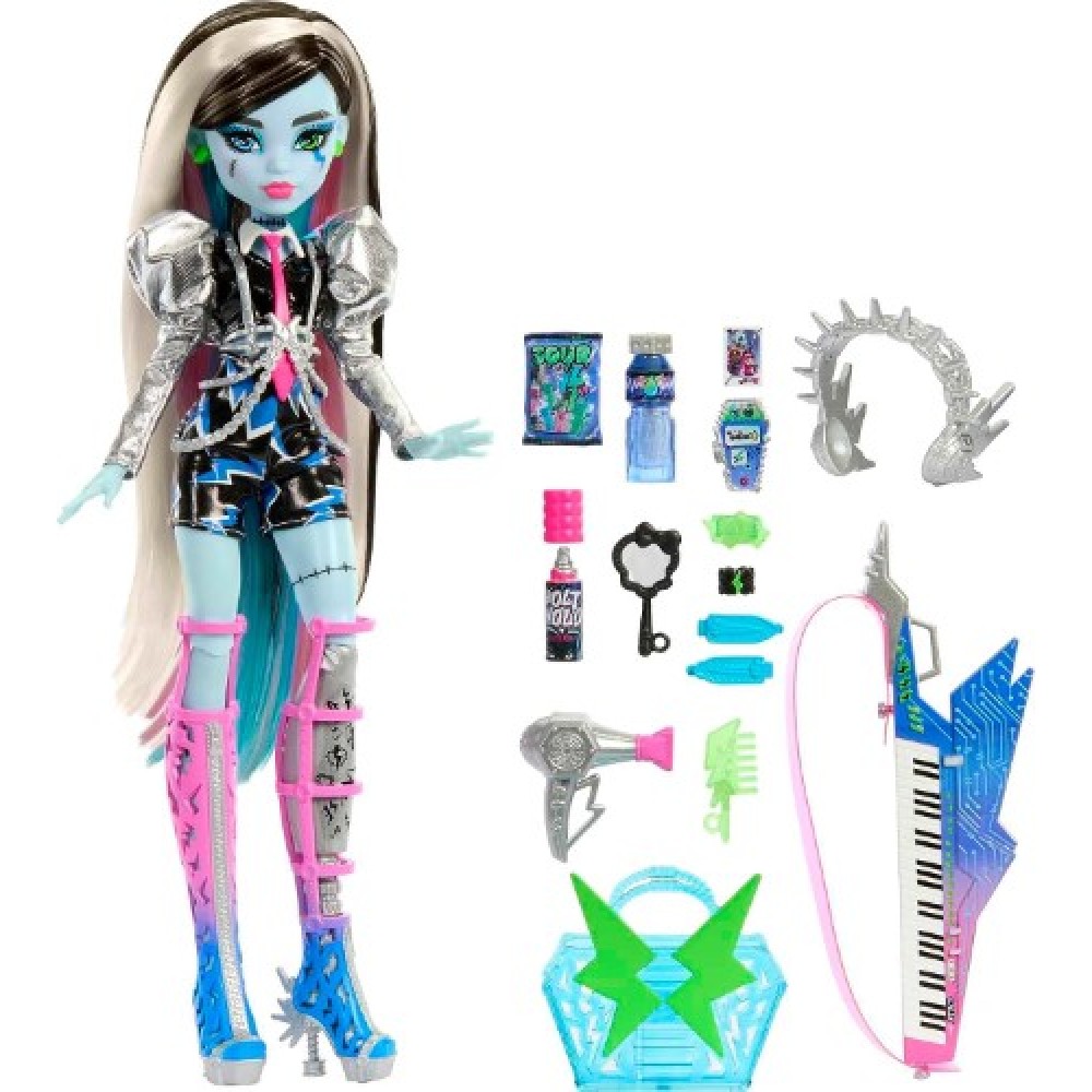 Monster High Frankie Stein Rockstar HNF84