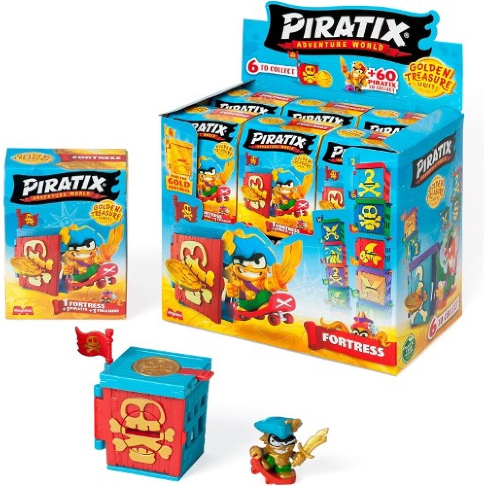 Piratix Fortress Paquete 12 cofres sorpresas