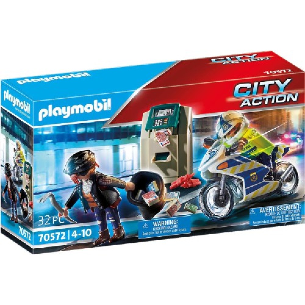 Playmobil persecución del ladrón 70572 