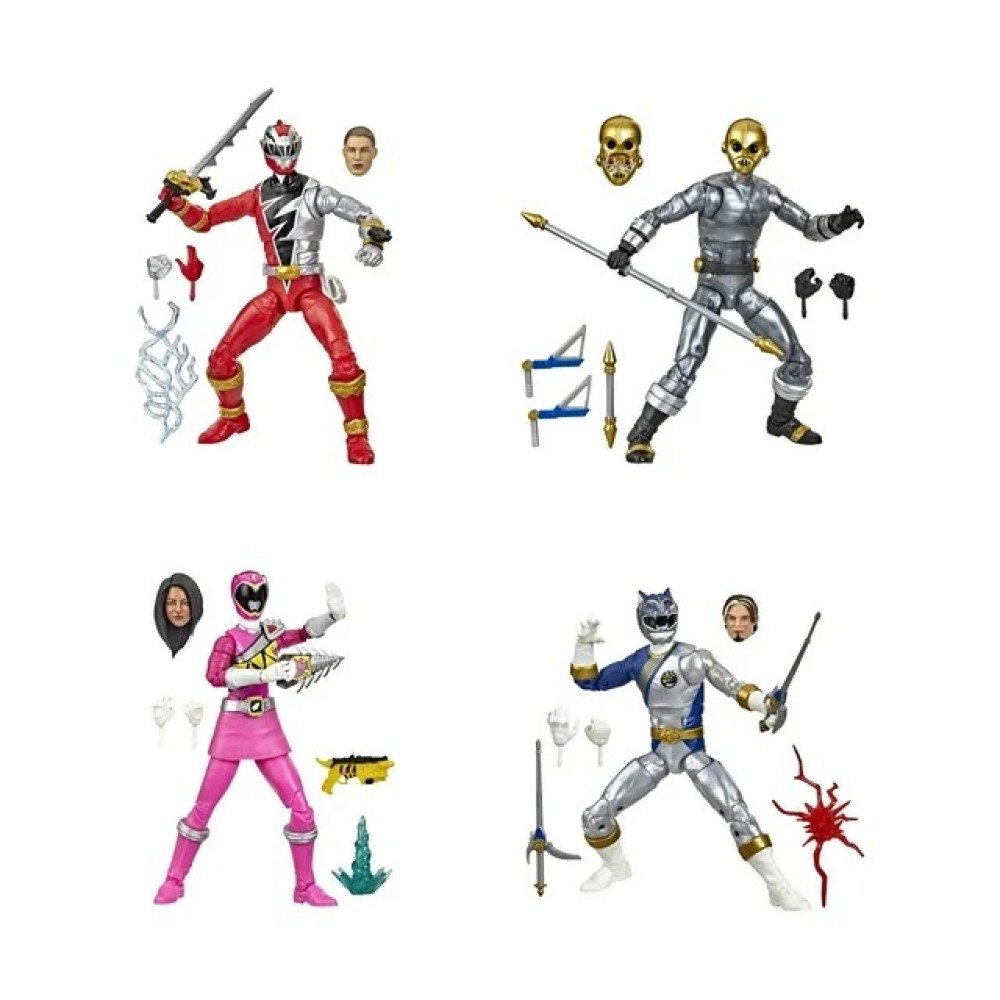 Power Rangers Lightning Collection Power Pop 4-Pack